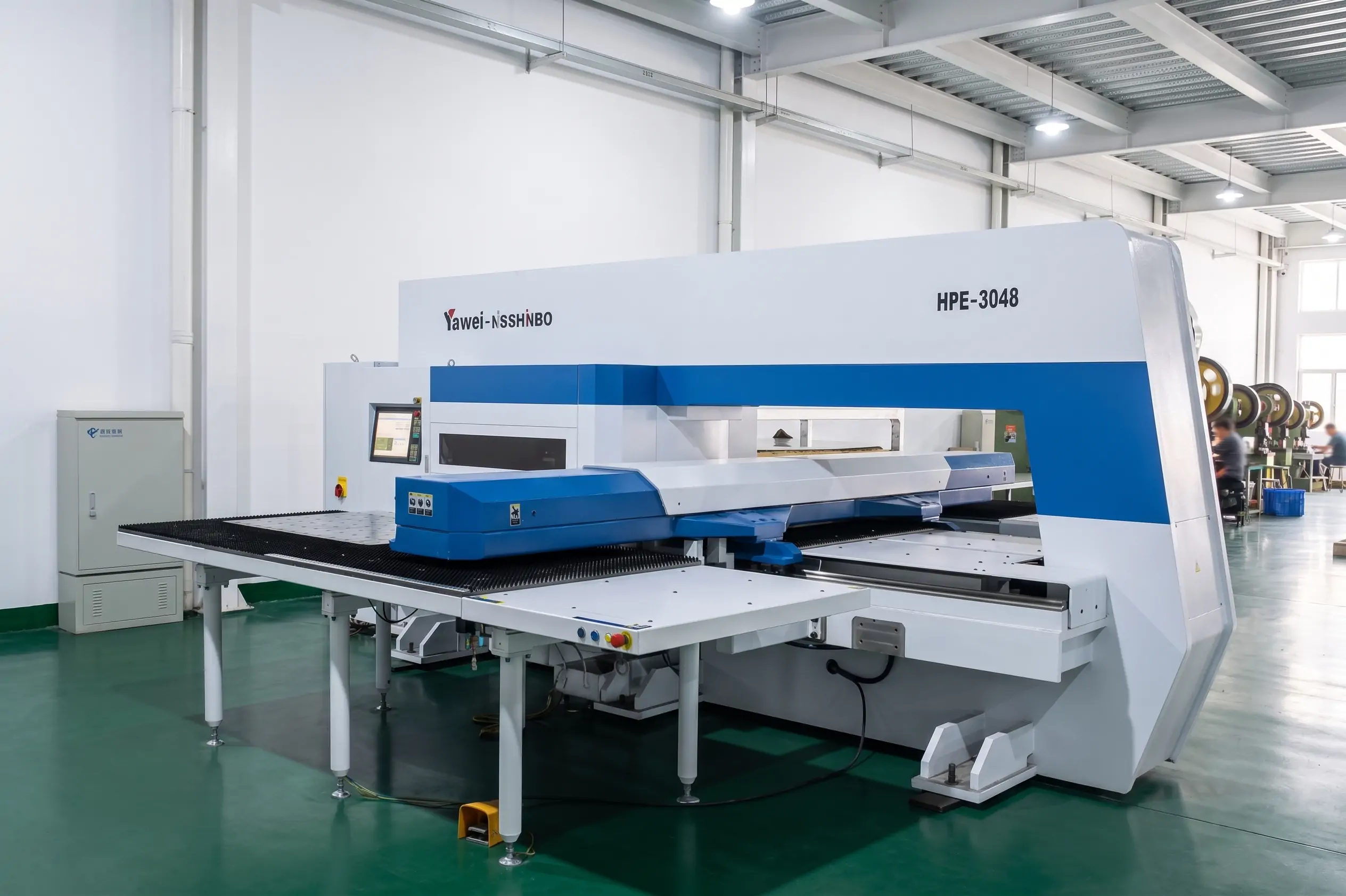 High-speed CNC turret punch at Jergeo factory