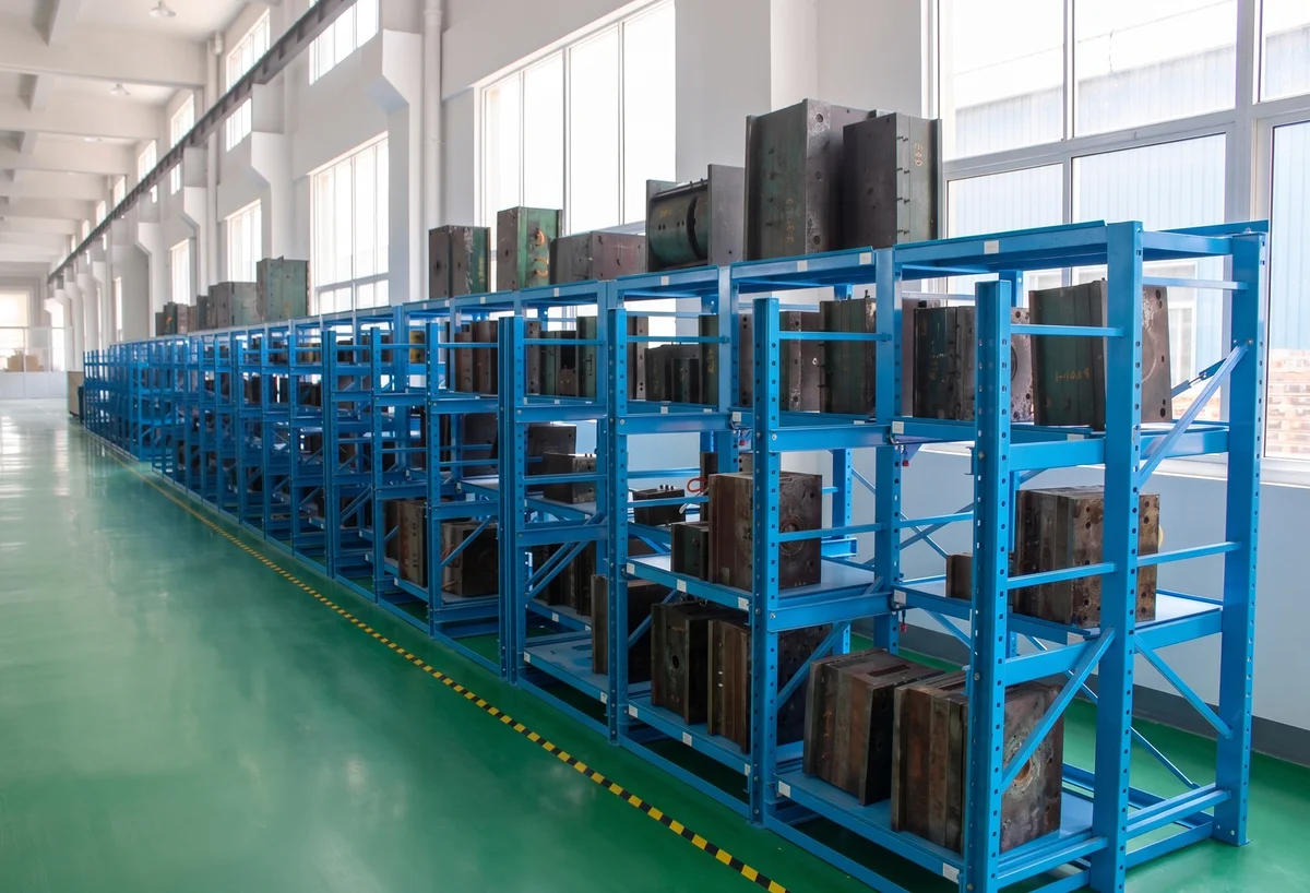 Mold storage room at Jergeo factory